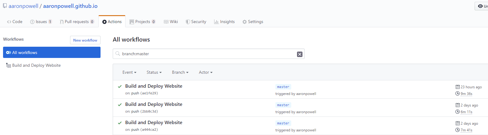 Implementing GitHub Actions for My Blog